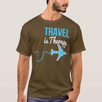 Camiseta Viajar es terapia clásica