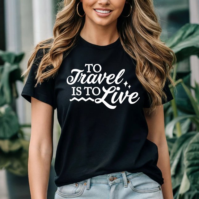 Camiseta Viajar es vivir (Subido por el creador)