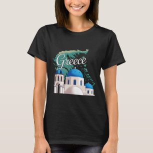 Camiseta Viajar Europa Grecia Atenas Santorini Creta Griego