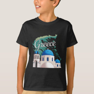 Camiseta Viajar Europa Grecia Atenas Santorini Creta Griego
