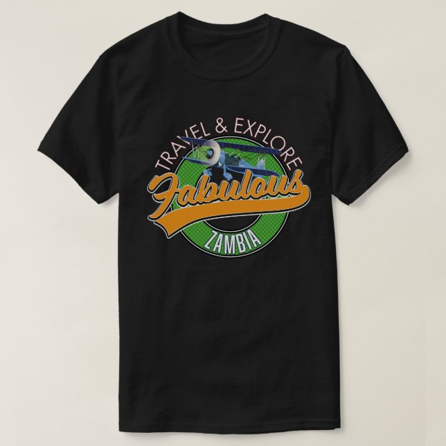 Camiseta Viajar explorar fabulosa Zambia (Diseño del anverso)