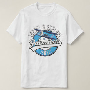 Camiseta Viajar Explorar Israel Fabuloso