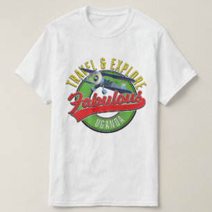 Camiseta Viajar Explorar Uganda Fabulosa