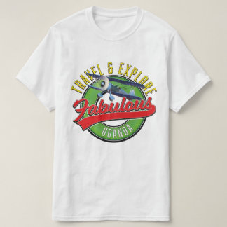 Camiseta Viajar Explorar Uganda Fabulosa