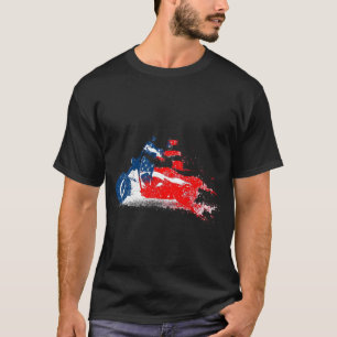 Camiseta Viajar fuerte y volar alto: Desi, motocicleta de b
