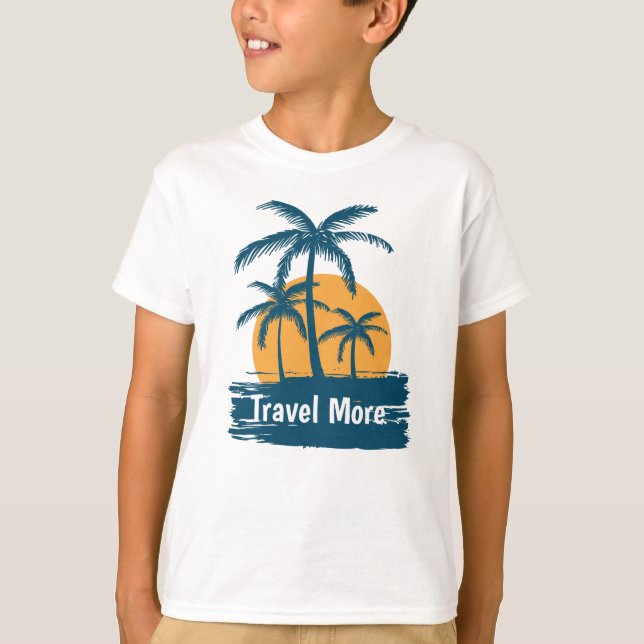 Camiseta Viajar más (Anverso)