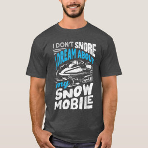 Camiseta Viajar moto de nieve en moto de nieve no es gracio