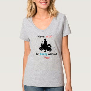 Camiseta Viajar sin miedo, audaz regalo de cumpleaños para 