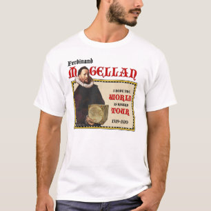 Camiseta Viaje 1519 del mundo de Magellan (la luz de los