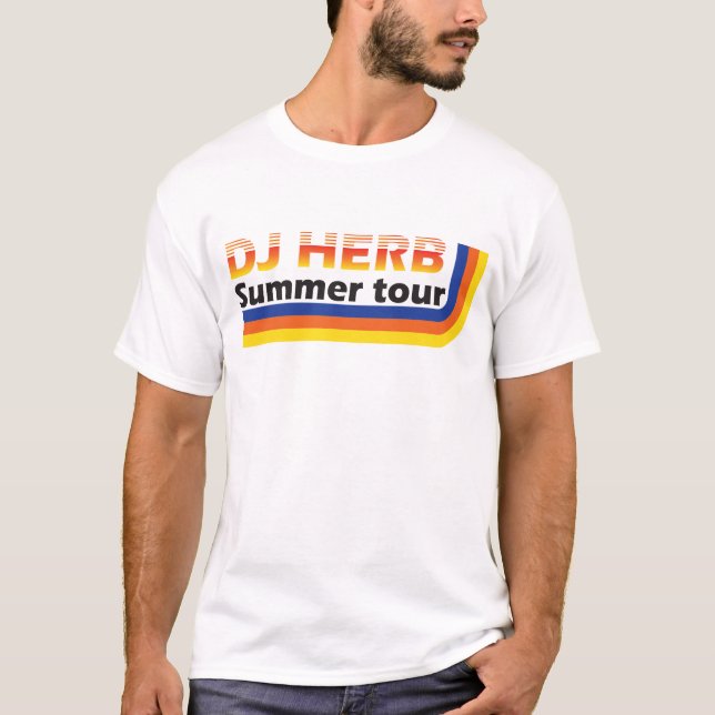 Camiseta Viaje 18 del verano de la hierba de DJ (Anverso)