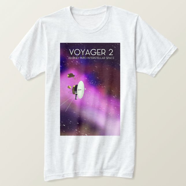 Camiseta Viaje 2 - Viaje al espacio interestelar (Anverso del diseño)