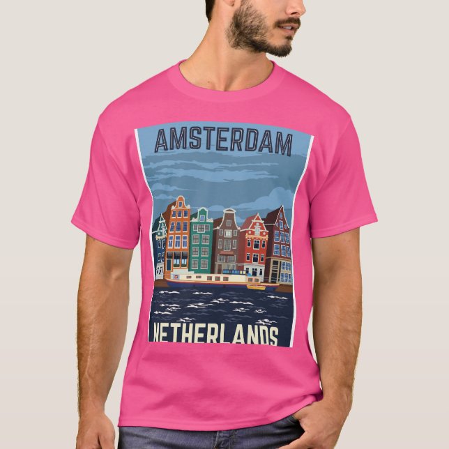 Camiseta Viaje a Ámsterdam (Anverso)