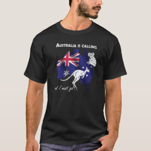 Camiseta Viaje a Australia a Koala y Kangaroo como barco