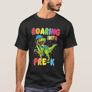 Camiseta Viaje a Dinosaurio Preescolar de vuelta a la escue