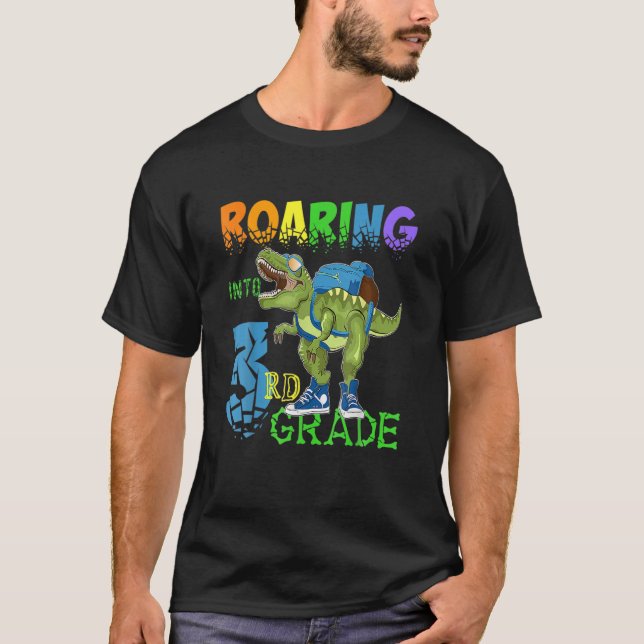 Camiseta Viaje A Dinosaurio Rex De 3er Grado A Scho (Anverso)