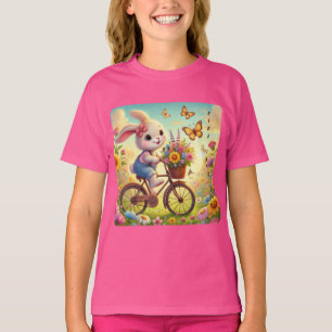Camiseta Viaje A La Alegría - Tee De Bicicletas Bunny