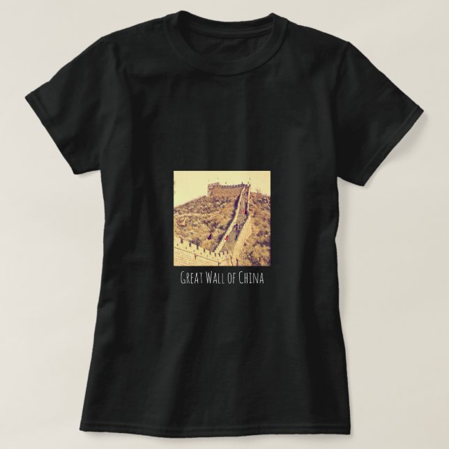 Camiseta Viaje a la Gran Muralla China (Diseño del anverso)