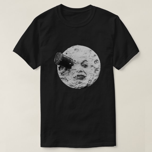 Camiseta Viaje a la Luna 1902 - Obra artística para Wall Ar (Diseño del anverso)
