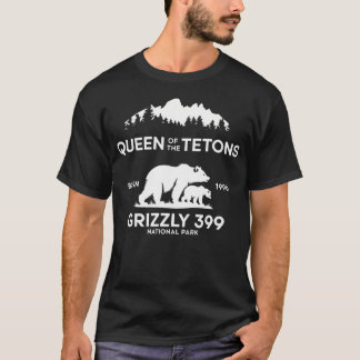 Camiseta Viaje A Parque Nacional Queen Of The Tetons Grizzl
