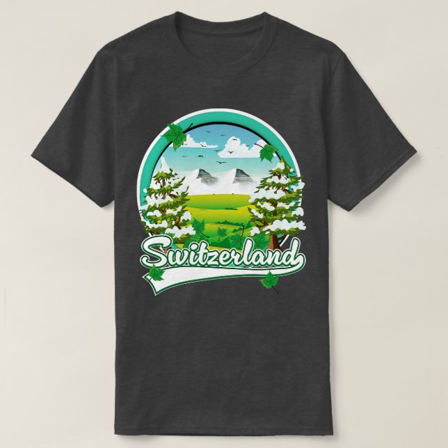 Camiseta Viaje a Suiza (Diseño del anverso)