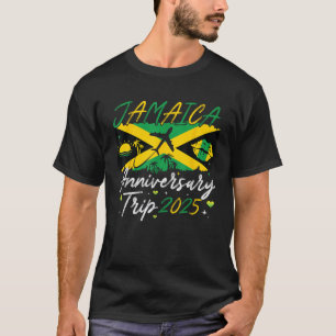 Camiseta Viaje al aniversario de Jamaica 2025 Pareja Vacati
