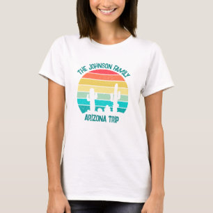 Camiseta Viaje al Atardecer de Cactus del Desierto Personal