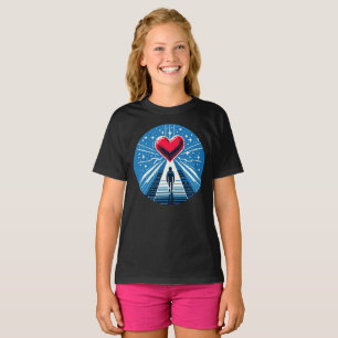 Camiseta Viaje al corazón - Diseño de arte Pixel emocional