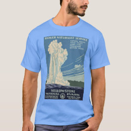 Camiseta Viaje al Parque Nacional Retro Yellowstone