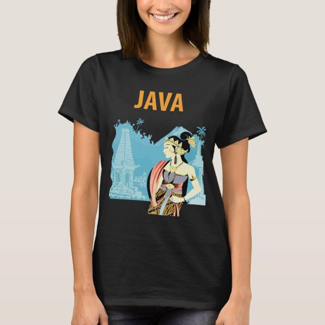 Camiseta Viaje al Patrimonio de los Templos de Java Indones (Anverso)