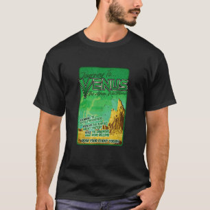 Camiseta Viaje al planeta espacial Retro Venus