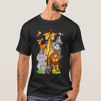 Camiseta Viaje al Zoológico Animales Lindo del Zoológico