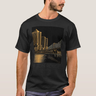 Camiseta Viaje artístico de Baton Rouge