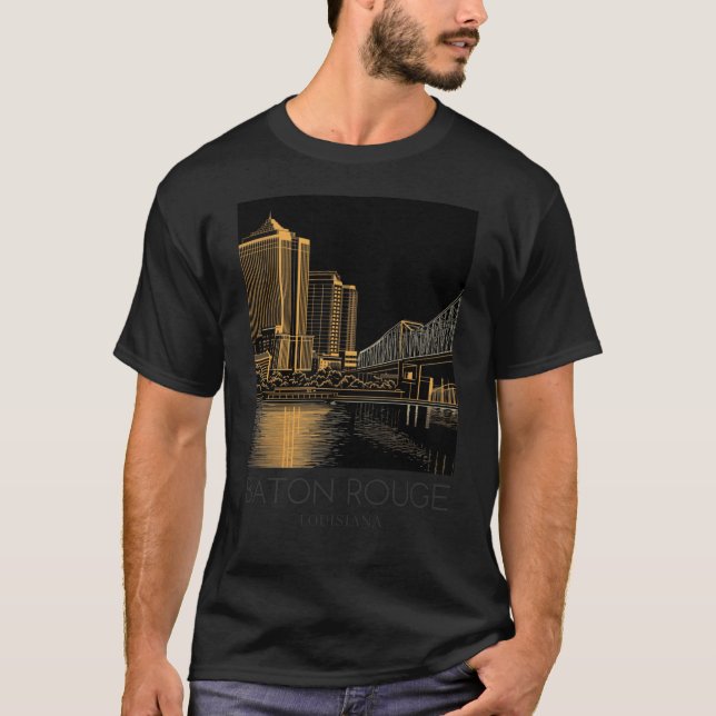 Camiseta Viaje artístico de Baton Rouge (Anverso)