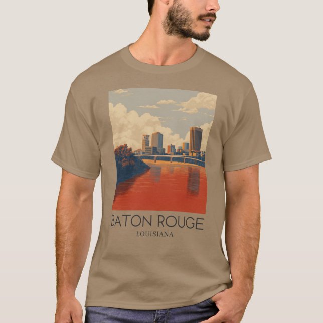 Camiseta Viaje artístico de Baton Rouge 1 (Anverso)