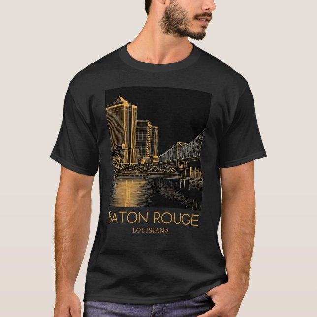 Camiseta Viaje artístico de Baton Rouge 3 (Anverso)
