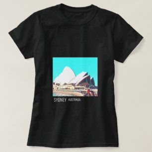 Camiseta Viaje australiano del teatro de la ópera de Sydne