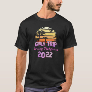 Camiseta Viaje Boracay Filipinas Todos los Chicas 2022 Sp