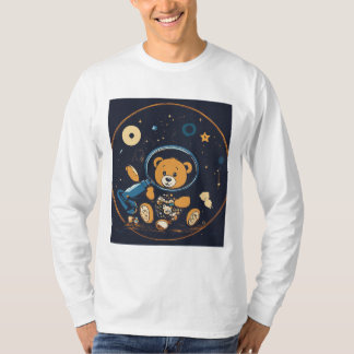 Camiseta Viaje celeste: Estación espacial inspirada en la g