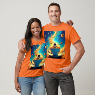 Camiseta Viaje Cósmico del Café del Astronauta