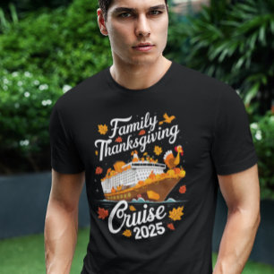 Camiseta Viaje de Acción de Gracias en crucero familiar