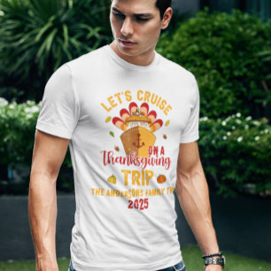 Camiseta Viaje de Acción de Gracias Let's Cruise