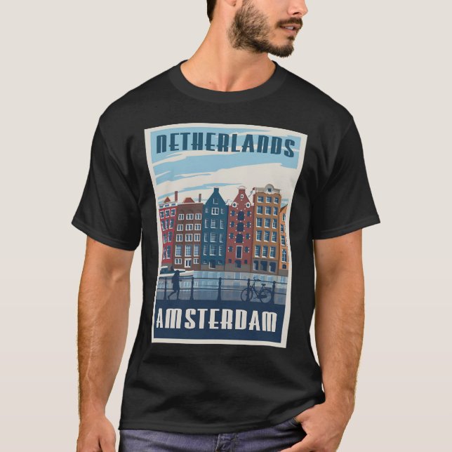 Camiseta Viaje de Amsterdam (Anverso)