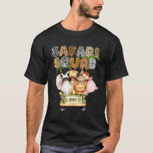 Camiseta Viaje de animales del zoológico de verano de Safar