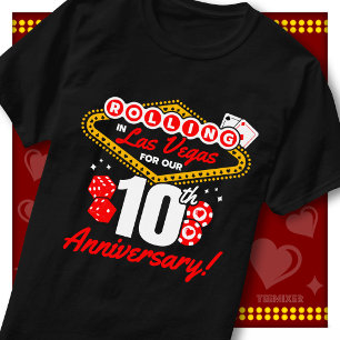 Camiseta Viaje de aniversario de 10 años para parejas en La