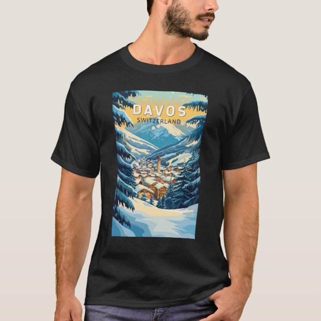 Camiseta Viaje de arte de Davos Suiza (Anverso)