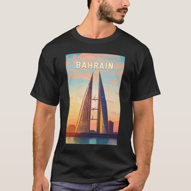 Camiseta Viaje de arte de Ilustracion en Bahréin (Anverso)