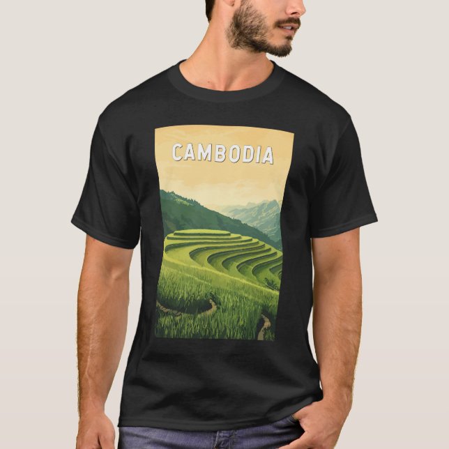 Camiseta Viaje de arte de Ilustracion en Camboya (Anverso)