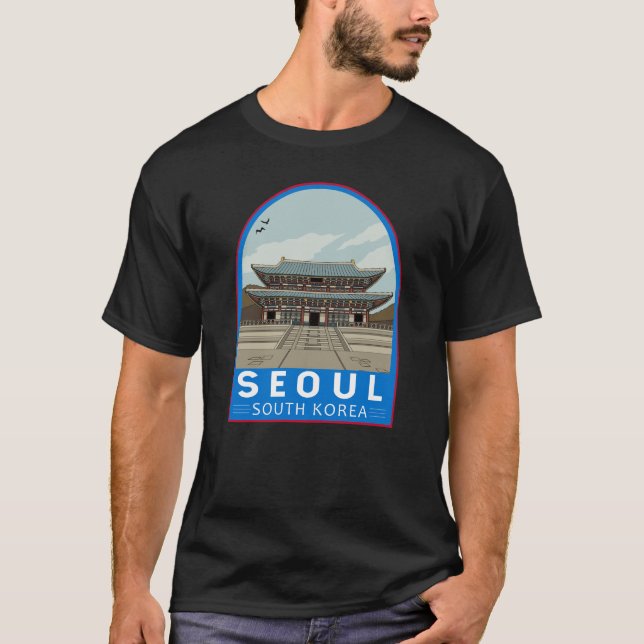 Camiseta Viaje de arte de Seúl Corea del Sur (Anverso)