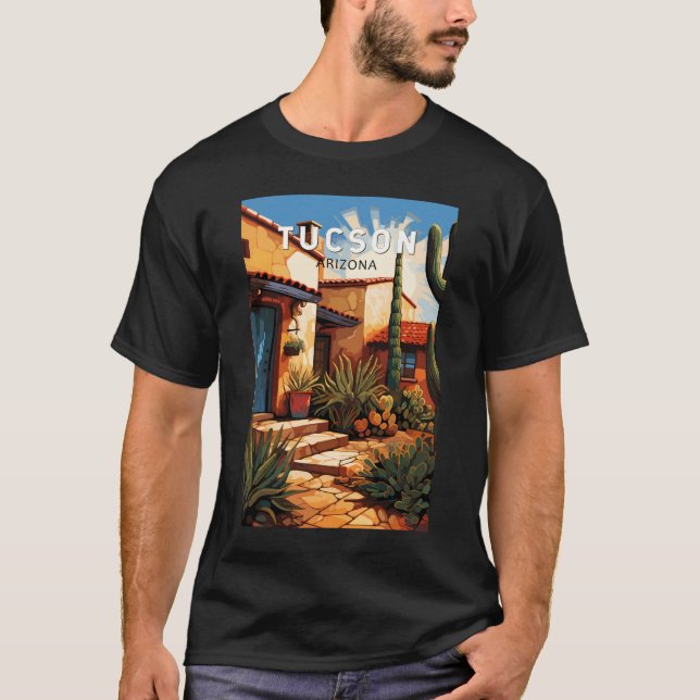 Camiseta Viaje de arte de Tucson Arizona (Anverso)