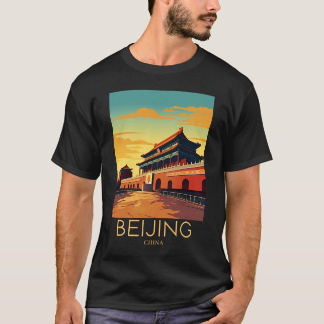 Camiseta Viaje de arte pop de Beijing - China (Anverso)
